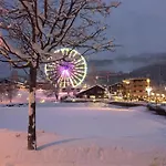 아파트 Eglantine With Stunning Views Of The Valais Peaks 크란스몬타나