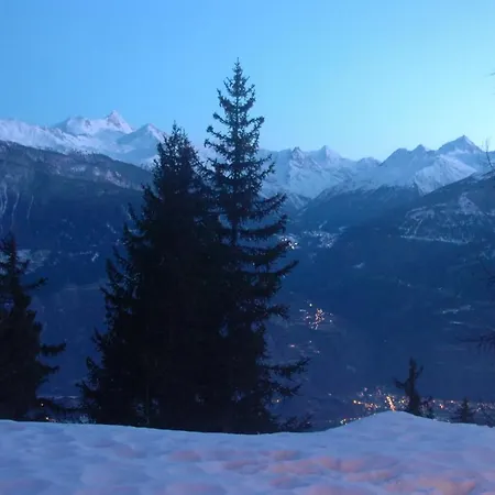 Eglantine With Stunning Views Of The Valais Peaks Crans-Montana