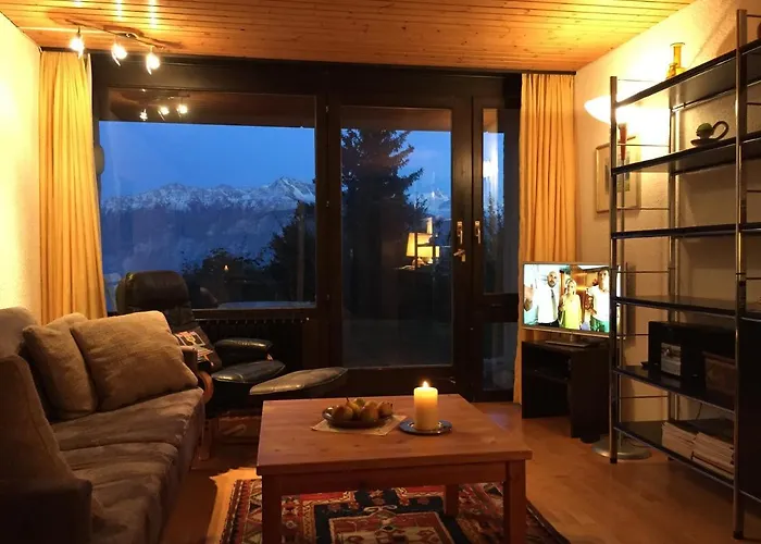 Apartment Eglantine With Stunning Views Of The Valais Peaks *