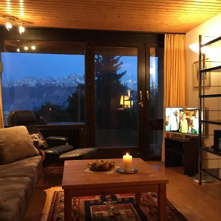 Apartment Eglantine With Stunning Views Of The Valais Peaks *